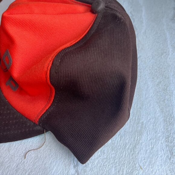 Vintage Orange Brown Trucker Hat Snap Back Cap Drew Drop Baseball Bat - Picture 4 of 9